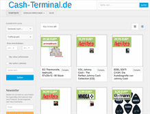 Tablet Screenshot of cash-terminal.de